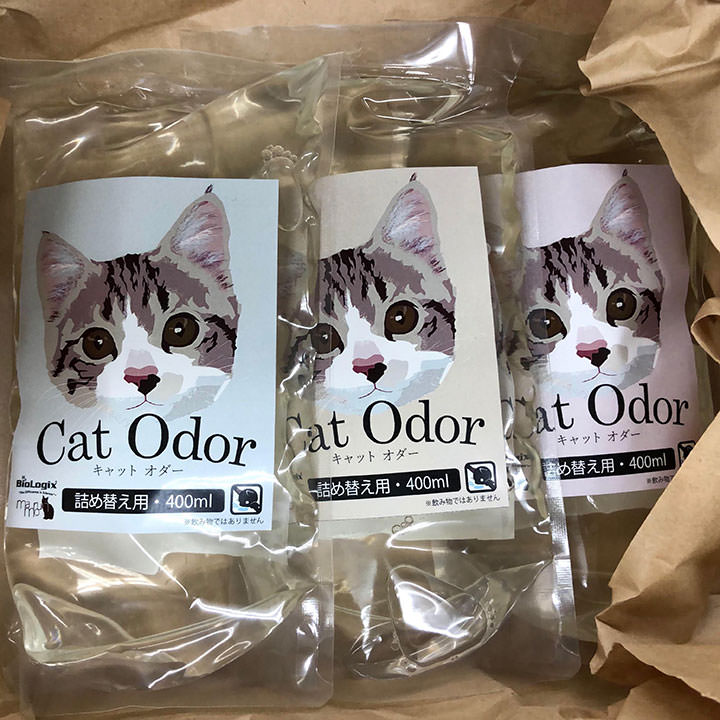 消臭剤 Cat odor詰め替えボトル